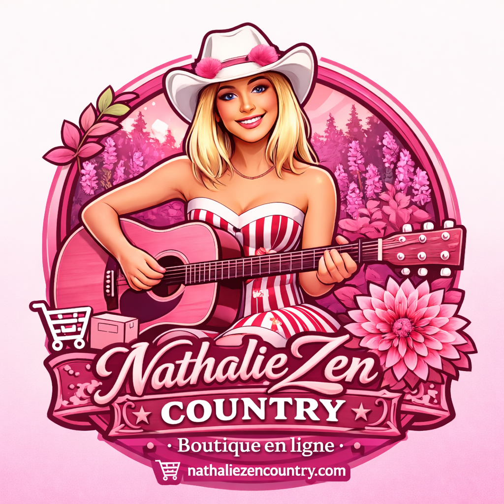 Guitare rose